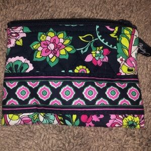 Vera Bradley coin/card zip pouch